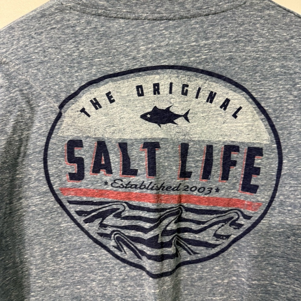 Salt Life Blue Long Sleeve Tee